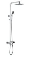 Mice - Columna de bañera, Conjunto Monomando Baño-Ducha - Sistema De Ducha con Caño para Bañera - SERIE FIYI Cromado- BDF016-B