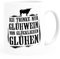 MoonWorks® Kaffee-Tasse Ich trinke nur Glühwein von glücklichen Glühen mit Spruch lustig Winter Weihnachtsmarkt Motiv weiß standard