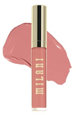 Milani Stay Put Liquid Lip Longwear Lipstick | 12HR Transfer-Proof Matte Finish | Lightweight, Full Coverage, Enriched with Avocado Oil & Vitamin E - The Moment (3.2 ml)