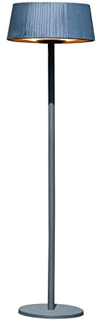 Elektroheizstrahler Metall H 202 x 74 cm Heizstrahler Terrassenheizung Heizpilz Standheizung Terrassenstrahler umweltfreundlich Außenbereich Terrassen Balkon