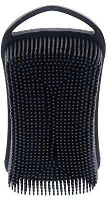 XTYPE 1pc Silicone Scrubber Shower Body Bath Loofah Exfoliating Facial Head Hair Flat Cleaning Sponge