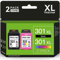 301XL Druckerpatronen Multipack Wiederaufbereitetes Schwarz und Farbe für HP Druckerpatronen 301, 301XL für Deskjet 2540 2544 2549 3050a 3050 Envy 4500 5530 4504 4502 Officejet 4630 4632