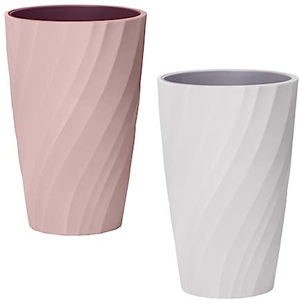 CHAOYUELYF 2 Pcs Toothbrush Cups Unbreakable Toothbrush Holders Durable Tooth Brushing Cups for Bathroom Bedroom Office(370ml)