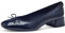 Tamaris Damen Pumps Blockabsatz Vegan; NAVY, EU 41