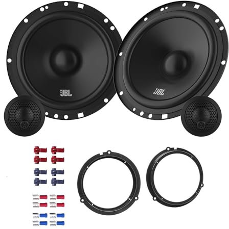 JBL Stage161CFS Lautsprecher mit Einbauset passend für Ford Focus III + IV (DYB) ab 2010 Türen vorne/hinten 450 Watt 165mm 2 Wege Kompo