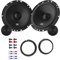 JBL Stage161CFS Lautsprecher mit Einbauset passend für Ford Focus III + IV (DYB) ab 2010 Türen vorne/hinten 450 Watt 165mm 2 Wege Kompo