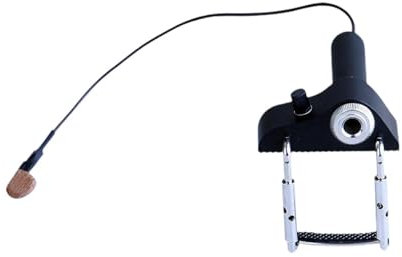 LOVIVER Piezo Contact Pickup Violin Pickup Professional Piezo Transducer Pickup with Cable for Guitars Mandolin Banjo Bass