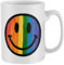 Purple Print House Pride Smiley Face Mug Unisex LGBTQIA+ Rainbow Tea Coffee Cup Men Women