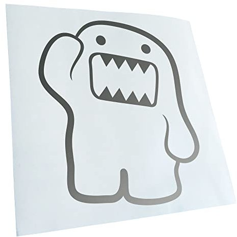 Kiwistar - Autoaufkleber - Silber - 10x12cm Domo Aufkleber für Auto, Laptop, Fahrrad, LKW, Motorrad Mehrfarbig JDM Decal Racing