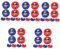 Vaguelly 80 Stück Tisch Shuffleboard Lustige Tischfußball Rollen Gleitbälle Shuffleboard Pucks Rollen Shuffleboard Perlen Rollende Mini Shuffleboard Pucks Tischfußball Zubehör