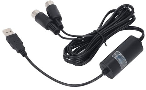 Cavo da USB a MIDI, Cavo Plug and Play da USB a MIDI da 1,5 M per Laptop