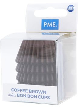 PME Mini Bon Bon Cups - Brown (Pack of 100)