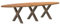 vidaXL Esstisch Hellbraun 320x120x74 cm Massivholz Eiche Oval, Küchentisch, Restauranttisch, Tisch Restaurant, Esszimmertisch, Bistrotisch
