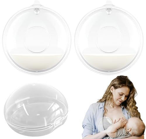 4 Coppette Raccoglilatte Paracapezzoli Allattamento Bicchiere per la Raccolta del Latte Materno Senza BPARaccogli Latte Materno Raccoglitore per il Latte Riutilizzabile con 2 Contenitore Trasparente