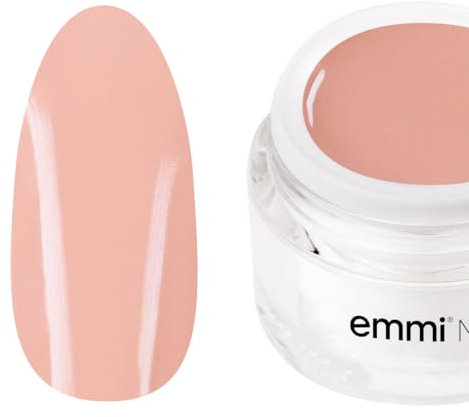 Emmi Nail Farbgel | UV/LED-Gel für brillante Farbintensität | Hohe Deckkraft, mittelviskos & selbstglättend | Kein Verlaufen in Nagelränder | 5 ml – Creamy Peach