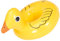 SUPVOX 5 Piezas Portavasos Inflable Herramienta De Natación Portavasos De Bebidas Base De La Taza Amarillo Reutilizable