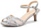 DREAM PAIRS Heels Sandals for Women Ankle Strap Low Kitten Wedding Shoe for Bride Party Dress,Size 9,Classic Silver,NINA-150