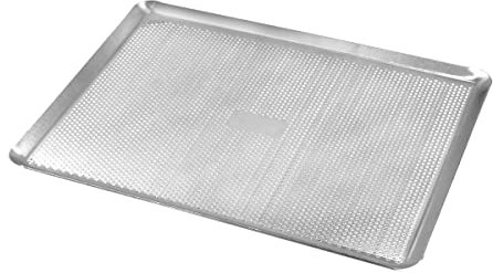 GOBEL - Plaque Pâtissière Perforée - Plaque de Cuisson - Aluminium - Micro-Perforations - Fabriquée en France - 40x30x1 cm