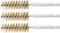 BGS 3078-16-M | Messingbürste | 3-tlg. | 16 mm | Antrieb Außensechskant 6,3 mm (1/4) | Loch-Drahtbürsten | für BGS 3078