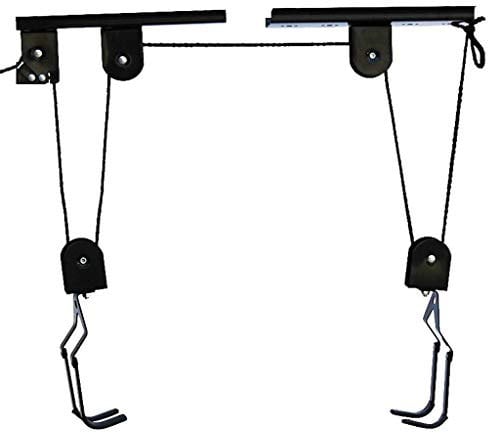 JHKJ Outdoor-Wassersport Kajak Storage Hoist Garage Deckenhalterung Kanu Lift Ladder Lift 125 lb Kapazität