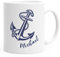 SpecialMe® personalisierte Kaffee-Tasse mit Namen Anker Namenstasse persönliche Geschenke für Männer weiß Keramik-Tasse