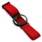 Diasticker® | Enlite Guardian - Fixierband | Flexibel - Wasserfest - Starker Halt | Armband zur Befestigung, Sensor-Schutz, Fixierung | Halter: Schwarz (Medium: 25-35 cm, Rot)