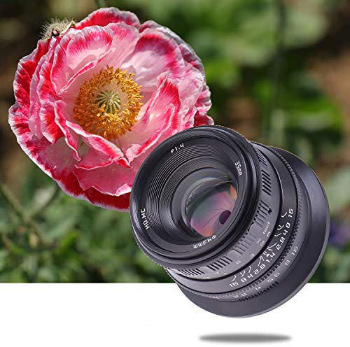 FOTGA Objectif 35 mm F1.4 plein format - Grande ouverture fixe/Prime MF - Mise au point manuelle pour Sony A9 A7R A7S A7 III A6500 A6600 NEX E-Mount