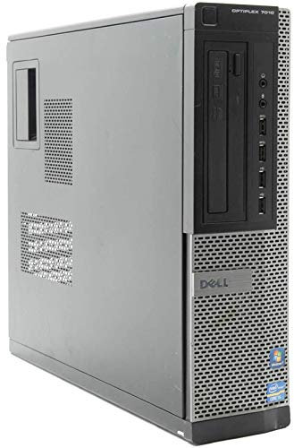 PC Computer Desktop Dell Optiplex 7010, Intel Core i5-3330S, Ram 4GB DDR3, Hard Disk 500GB, Lettore DVD-ROM, VGA Display Port, USB 3.0, Windows 10 Pro 64 Bit (Ricondizionato)