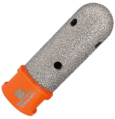Fresa Diamantata 20mm- BRSCHNITT foretto diamantato Punte Allargare e Sagomare Fori per Allargare Fori in Piastrelle Porcellana Marmo Ceramica Granito.