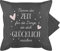 Kissenbezug - Statement Kissen mit Sprüchen - Nimm dir Zeit für die Dinge, die dich glücklich machen - weiß - 50 x 50 cm - Grau - dinge bedruckte+kissen+mit+spruch spruch zu sein kuschelkissen
