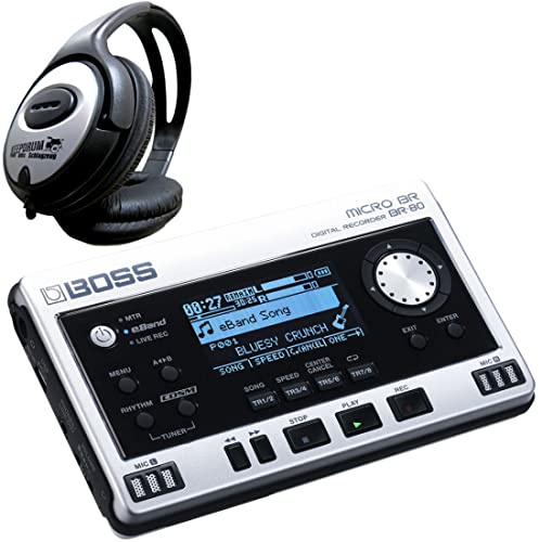 Boss BR-80 Multi-Track Recorder + Keepdrum Headphones