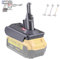 Laimiao Adapter DW20V8 for Dewalt 20V Lithium Battery Converted to Replace for Dyson V8 Battery, Works with Dyson V8 Series Animal Absolute Vacuum Cleaner(Only Adapter)