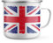 Purple Print House Union Jack Flag Enamal Mug, Platinum Jubilee Gifts 70 years Celebrations Coffee Mug, One Size, White