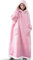 Seogva Coperta indossabile extra lunga, felpa oversize per donne e uomini, super calda e accogliente, coperta gigante con cappuccio, coperta in flanella spessa con maniche e tasca gigante, rosa,