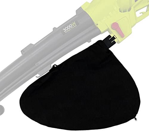 GRANDMA SHARK Leaf Blower Vacuum Replacement Collection Bag, Leaf Blowing Bag with Zipper, for Corded 3000W Leaf Blower Leaf Vacuum