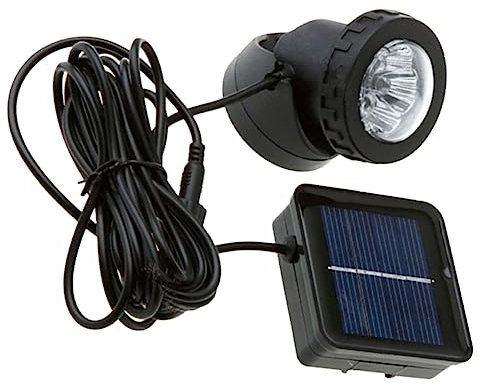 YARNOW Lampe Étanche pour Piscine Et Aquarium Lampe Solaire Extérieur Projecteur sous-Marin Décoratif Veilleuse