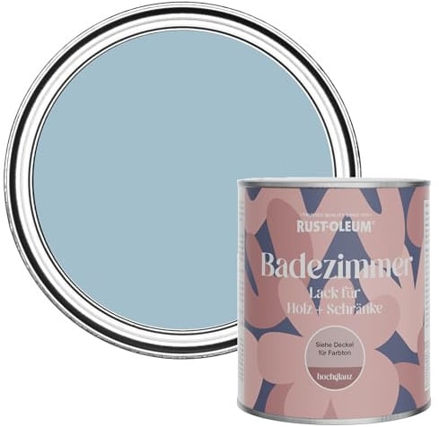 Rust-Oleum Blue Moisture Resistant Bathroom Wood and Cabinet Paint in Gloss Finish - Nan's Best China 750ml