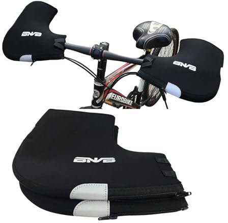 PLATT Bike Handlebar Mitts Mountain Bike Cold Weather Bar Mittens Gloves Windproof Cold Proof MTB Hand Warmer Covers