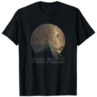 Pink Floyd The Dark Side of the Moon Pyramid Circle T-Shirt