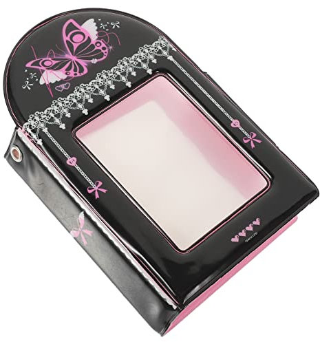Lurrose Small Photo Album Holder Instant Camera Scrapbook High Transparency Inserts Decorative for Special Occasions