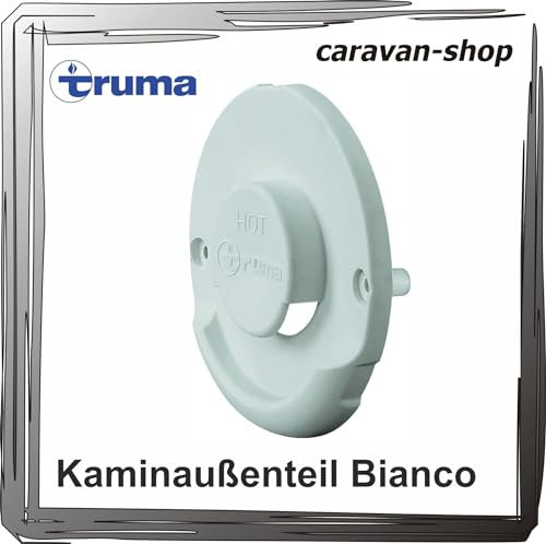 truma Wandkaminaußenteil 24 VarioHeat Comfort Vario Heat eco Caravan Wohnmobil Abgasset (Bianco)