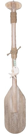 Dekohänger Paddel mit Seestern Ruder Wandhänger Länge 60cm Maritime Wanddeko