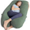 QUEEN ROSE Pregnancy Pillow for Sleeping, U Shape Pillow with Cotton Cover, Support Back, Hips, Legs, Belly for Pregnant Women (Silk)