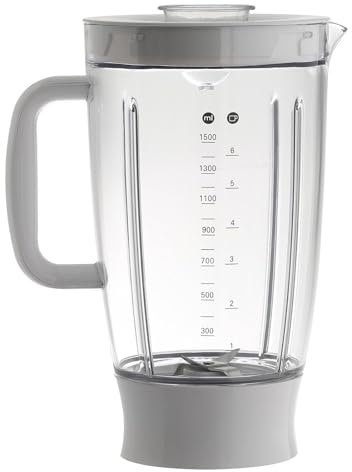 Masterpart Liquidiser Blender Jug Complete Lid & Base Compatible with Kenwood Multipro Food Processors