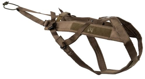 Non-stop dogwear Freemotion Harness WD |Olive| ideal fr Widerstandstraining, Gre:6