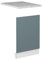 Vicco Panel Frontal R-Line, Gris Azulado/Blanco, 45 cm, ET Mármol