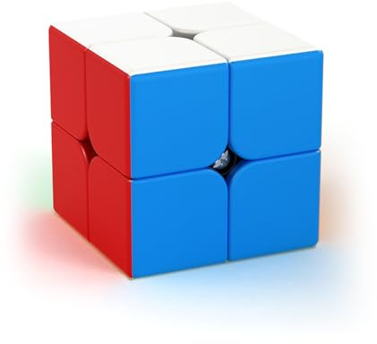 Moyu Magic Cube 2x2 Traditional Speed Puzzle Mini for Beginners (Meiong2)