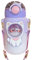 YOUNAFEN Portable Drinking Bottle Aesthetic Water Bottle Large Capacity Water Bottle With Straw Water Bottle With Strap Large Capacity Dolls Water Bottle