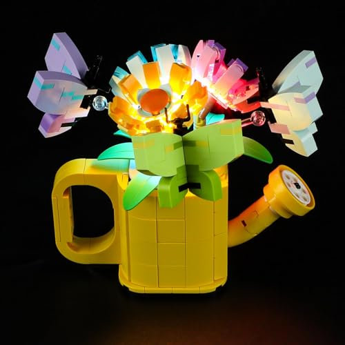 Led Light Kit for LEGO 31149 Flower in Watering Can Set, Lighting Kit Compatible with LEGO Flower in Watering Can Set - Model Not Included, Lamp Set Only - DIY Craft Kit for Adults - Gift Idea
