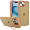 Hitaoyou Translucent Matte Camera Kickstand iPhone 13 Case - Magsafe Compatible, Military Grade Shockproof Orange